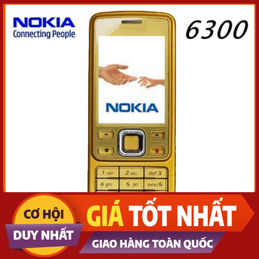 Điện Thoại NOKIA 6300 Màu Gold - Main Zin, Màn Hình Zin - Bảo Hành 12 Tháng