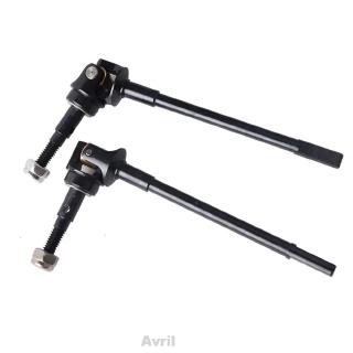 2 Pcs Xtra Speed Steel RC Cars Black Metal Universal Drive 45 XS-SCX230063 For Axial SCX10 II