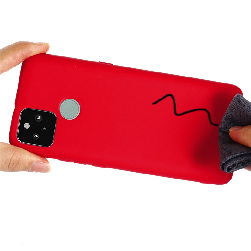 Ốp Lưng Silicone Màu Nhám Cho Điện Thoại Pixel 5A Pixel 4A