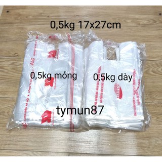 1kg túi nilon 2 quai xách đủ size