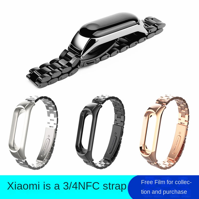Dây Đeo Inox Milan Thay Thế Cho Đồng Hồ Thông Minh Xiaomi Mi band 5 6 3 4