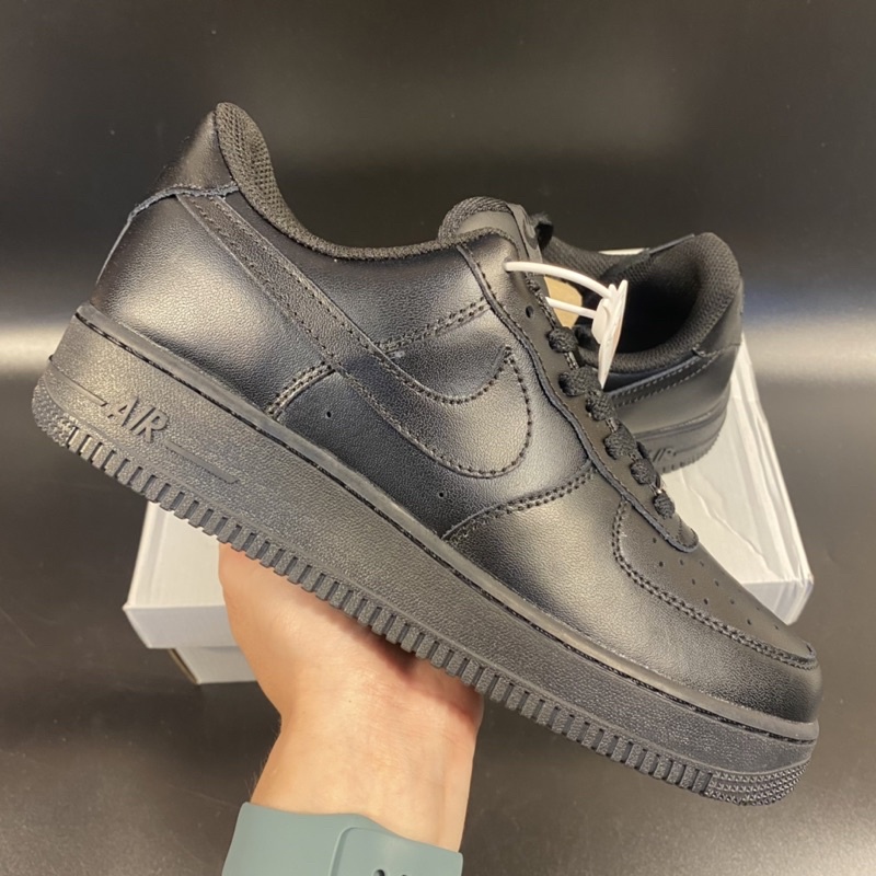 Giày Sneaker AF.1 Full Đen LikeAut.h Tặng kèm cattong bảo vệ, tất - Hàng Trung CC