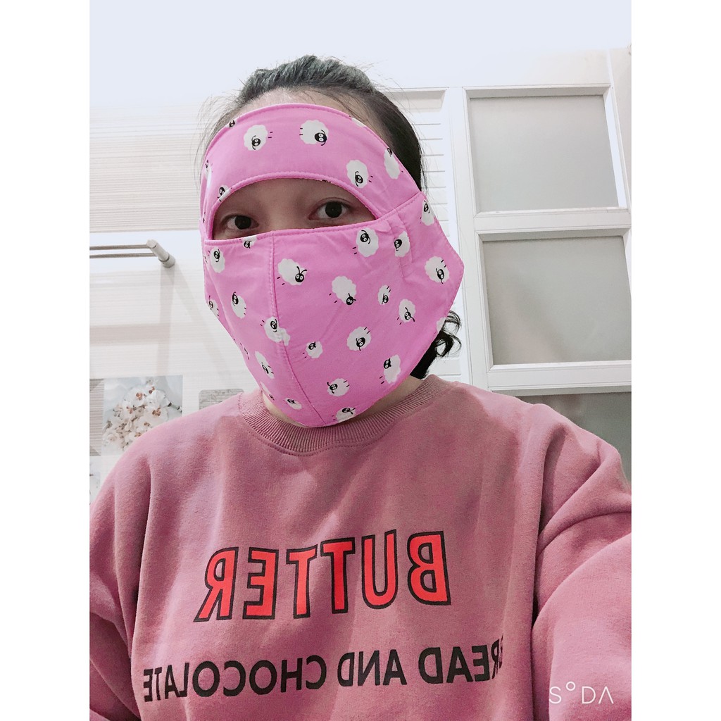 Khẩu Trang Ninja Vải Tôn Cao Cấp 3 lớp 2 mặt - Thoáng khí che chắn tốt | BigBuy360 - bigbuy360.vn