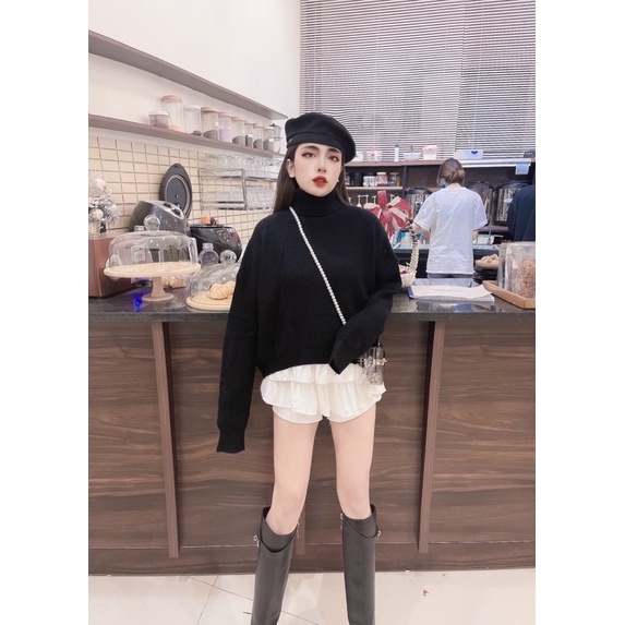 Áo len cao cổ hàng quảng châu kèm ảnh thật | BigBuy360 - bigbuy360.vn