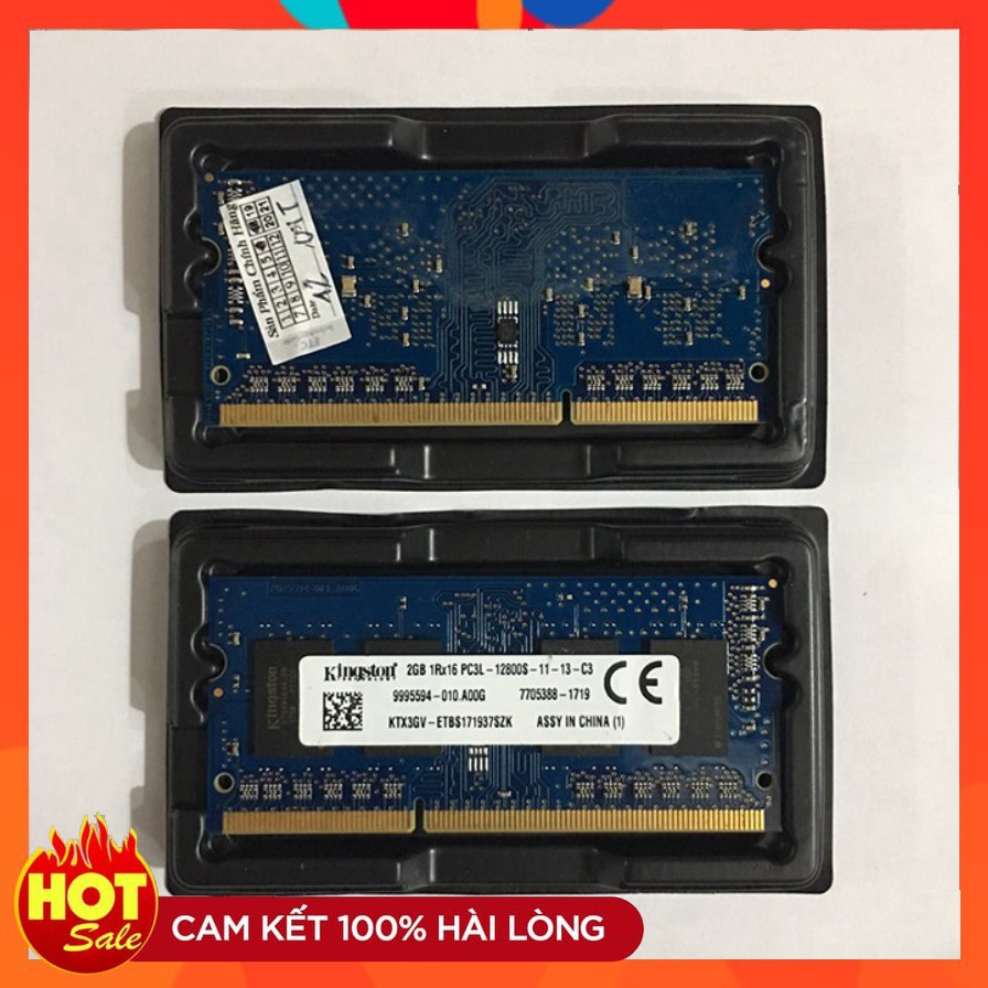 Ram Laptop 2GB DDR3L bus 1333 1600 PC3 nhiều hãng micron hynix samsung ...