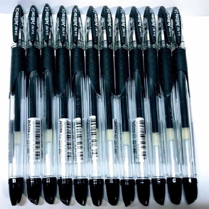 BÚT GEL JELLITTO 0.4MM CHÍNH HÃNG - BÚT MỰC D.A P&T HÀN QUỐC