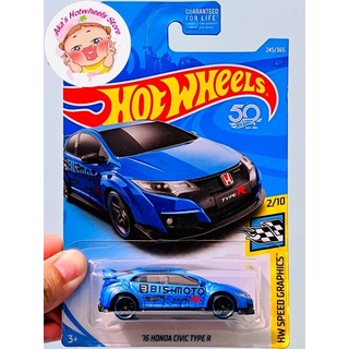 Xe mô hình hot wheels ‘16 honda civic type r