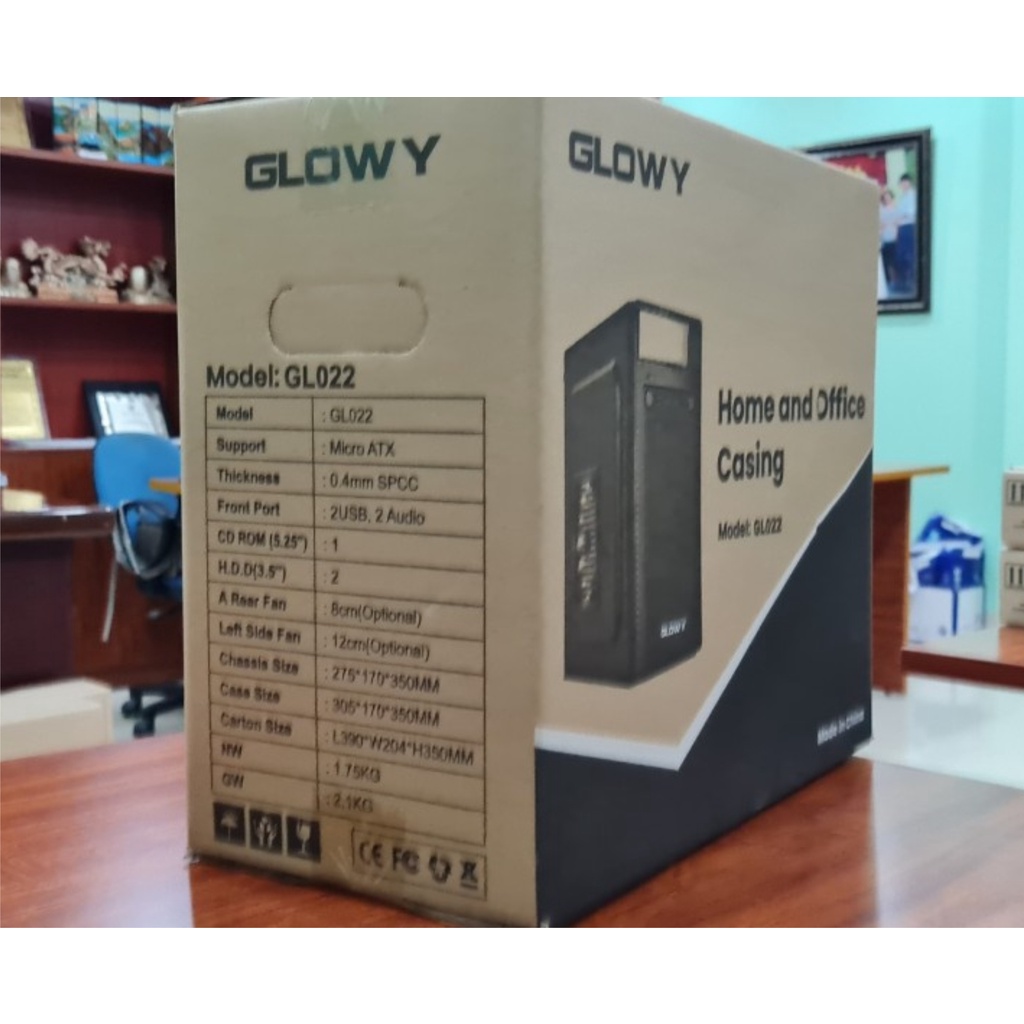 Vỏ cây máy tính Gloway GL021/GL022 - Chuyên lắp cho máy tính văn phòng,học tập !!!