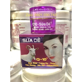 kem Q10 ốc sên sữa dê nám,trắng da,chống nắng hủ 12g