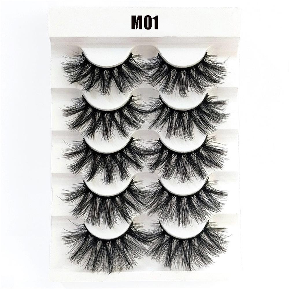 Set 5 Cặp Lông Mi Giả Mi Giả MIH SKONHED Có Thể Tái Sử Dụng
