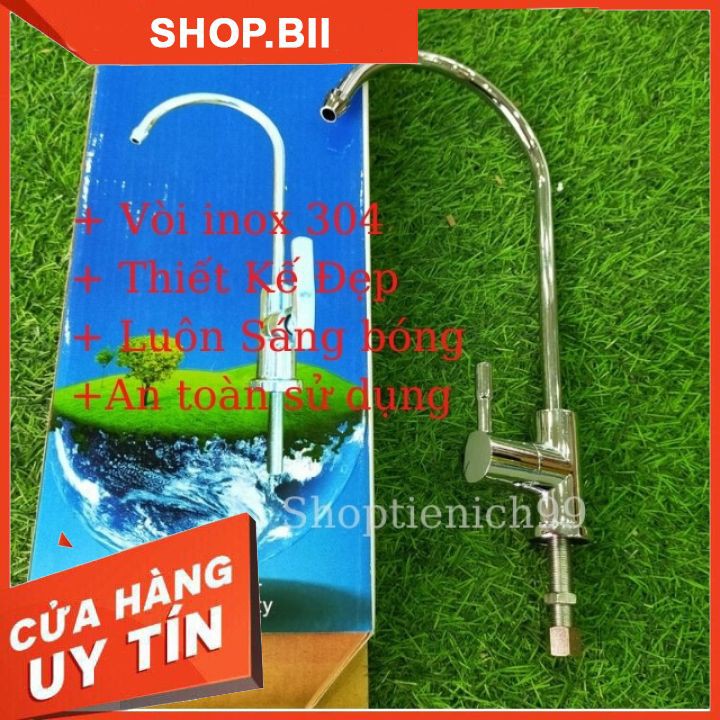 Vòi Máy Lọc Nước RO Chất Liệu Inox 304 Sáng Bóng Bền Đẹp Lắp Được Cho Tất Cả Các Loại Máy Lọc Nước RO Bền Đẹp Giá Rẻ.