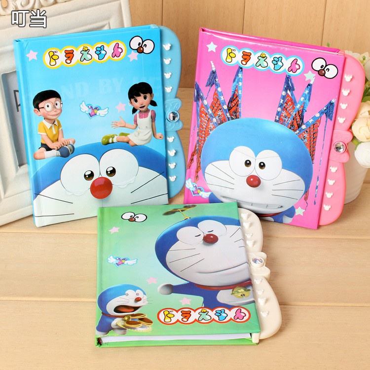 Sổ nhật ký có mã khóa mật khẩu loại nhỡ kích thước 12.5x16.5cm (112 trang)