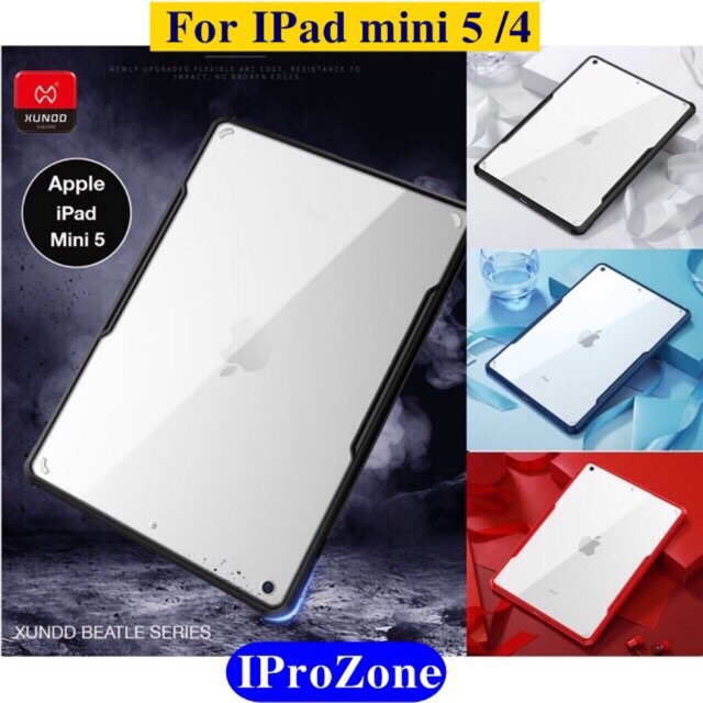 Ốp Lưng Cover cho ipad mini 4, mini 5 / 9.7/10.5/ Chính Hãng XUNDD chống sốc , mỏng nhẹ.