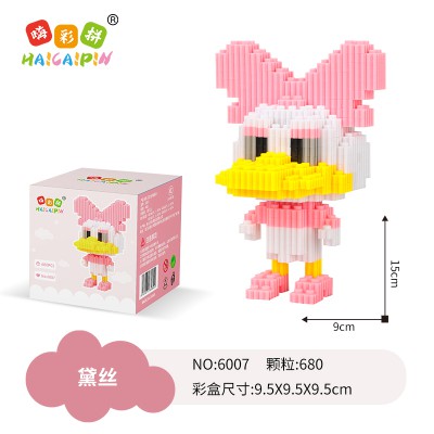 Mô Hình Đồ Chơi Lắp Ráp Lego Nhân Vật Hoạt Hình Truyện Tranh Chuột Mickey Và Vịt Donald Mario Kitty Pikachu Khủng Long