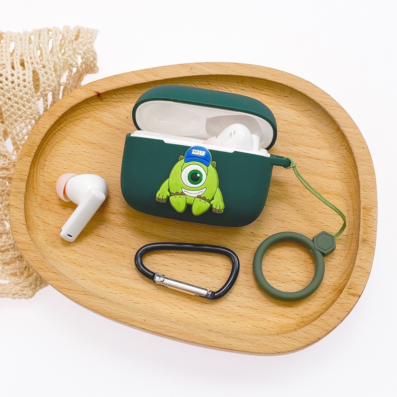BASEUS Vỏ Bảo Vệ Hộp Sạc Tai Nghe Bluetooth Không Dây Bằng Silicon Mềm Chống Rơi Hình Hoạt Hình Totoro Encok W3