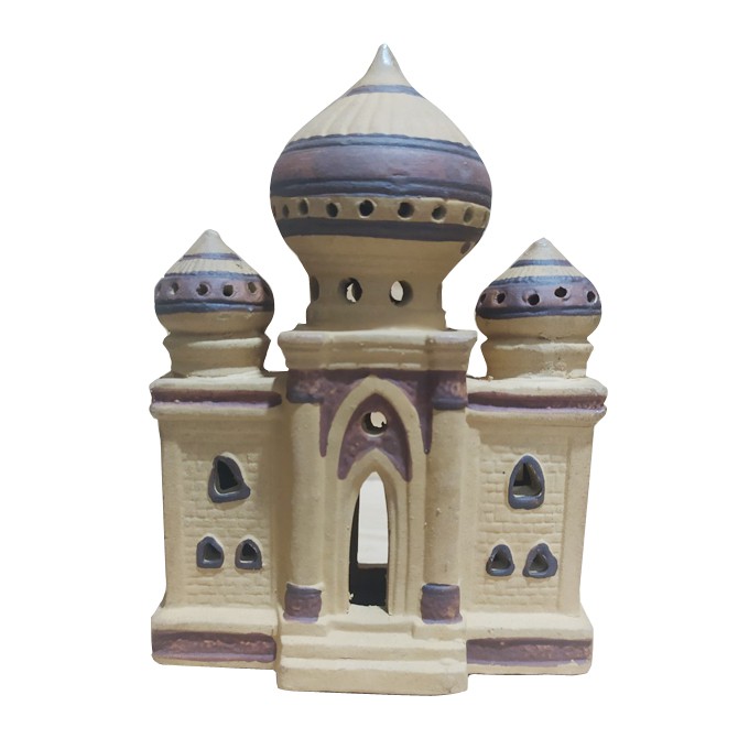 Cổng lâu đài alibaba 9x12 cm cho bể cá cảnh mini gia đình