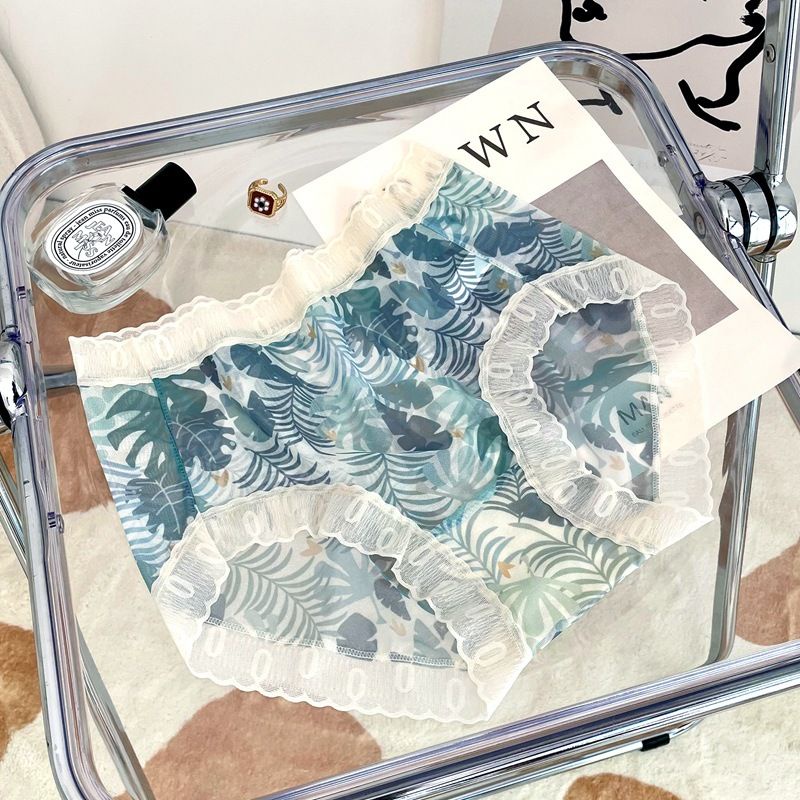 Quần Lót Lụa HÀNG CAO CẤP Tàng Hình Phối Hoạ Tiết 757