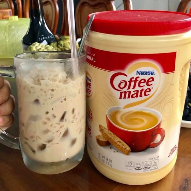 (HSD 1/2022) Bột kem sữa pha cafe Nestle Coffee mate của Mỹ siêu ngon. Hộp bự 1,5kg