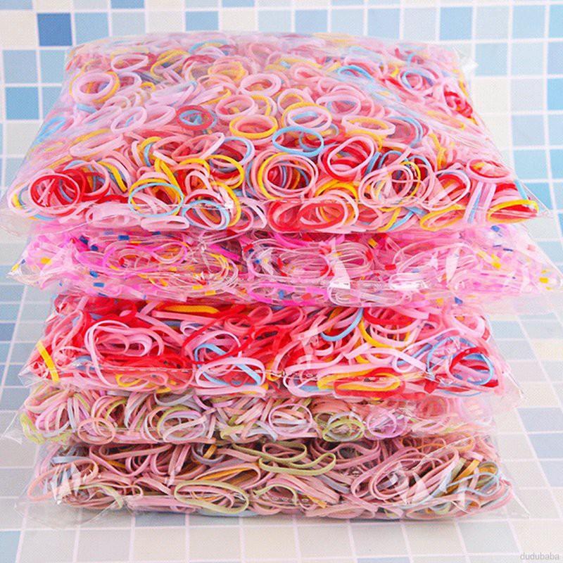 Set 4000 dây thun dùng một lần họa tiết dễ thương bắt mắt sành điệu