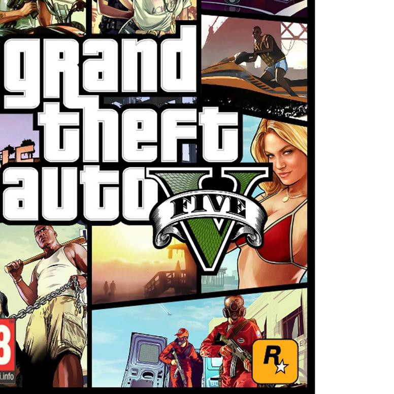 Bộ 5 Thẻ Chơi Game Gta / Grand Theft Auto V