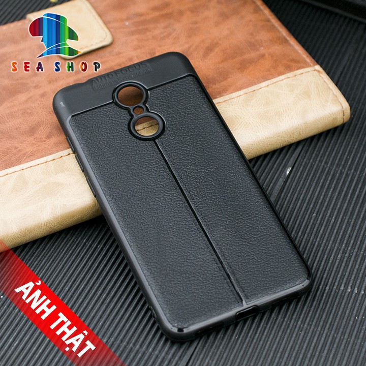 Ốp lưng Xiaomi Redmi 5 vân da loại A - Nhựa dẻo - Chống sốc - Chống trơn trượt