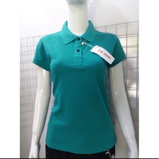 Áo thun cá sấu nữ màu xanh lý có size từ 40-70kg.