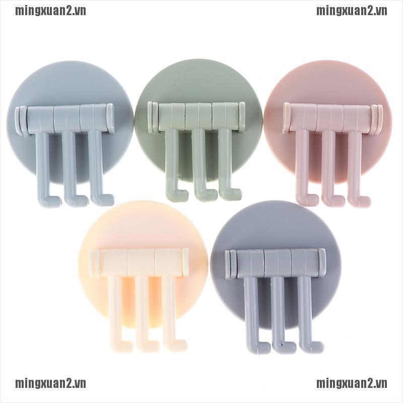 Móc treo đồ 3 tầng dán tường tiện lợi