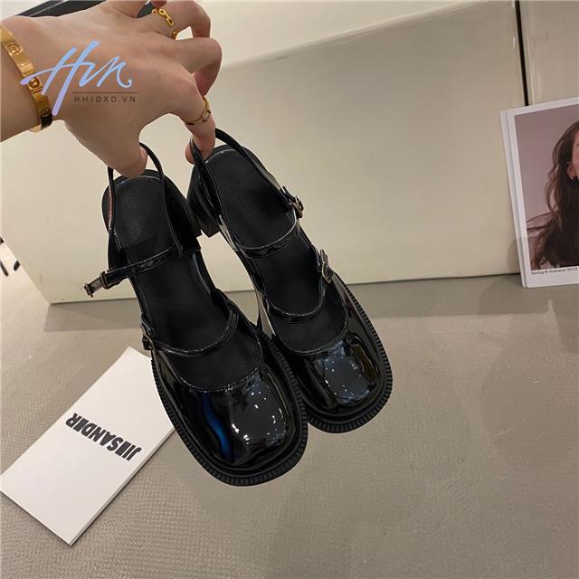 Giày Cao Gót Mary Jane Mũi Nhọn Thời Trang Mùa Hè 2022 Dành Cho Nữ