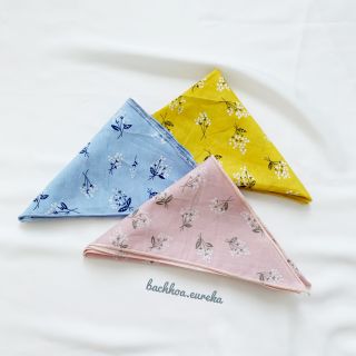 Cột tóc Triangle Turban Hoa/ Bandana