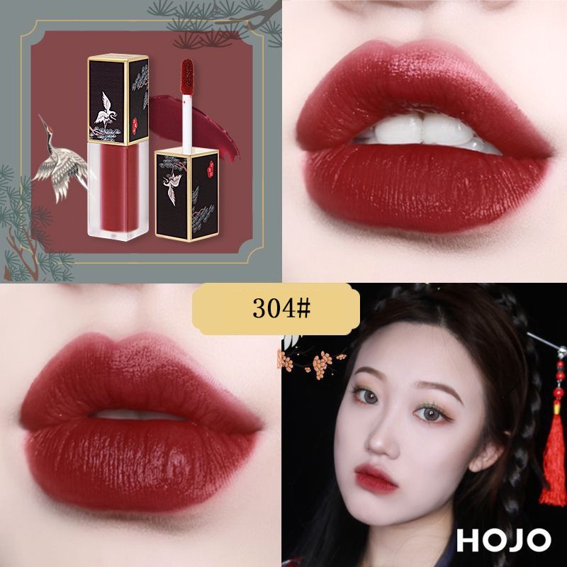 [Hàng mới về]HOJO Son lì dưỡng ẩm trang điểm lâu trôi chống thấm nước phong cách cung đình | BigBuy360 - bigbuy360.vn