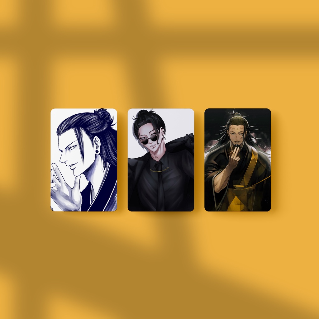 [ PHOTOCARD ] Thẻ Card Bo Góc Anime Suguru Geto Jujutsu Kaisen - Giấy Bìa Cứng - Có Màng Cán