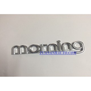 Chữ morning lắp cho xe kia morning