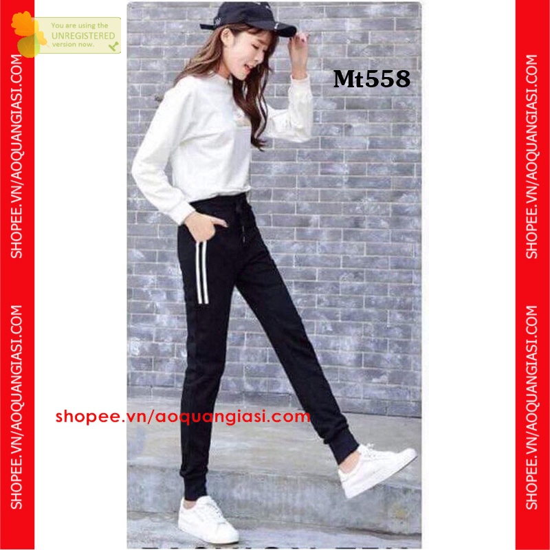 Quần jogger 2 sọc ngắn MT558, mt336, mt1148, mt704, mt703,  mt587 aoquangiasi.com (size s, m dưới 50 kg)