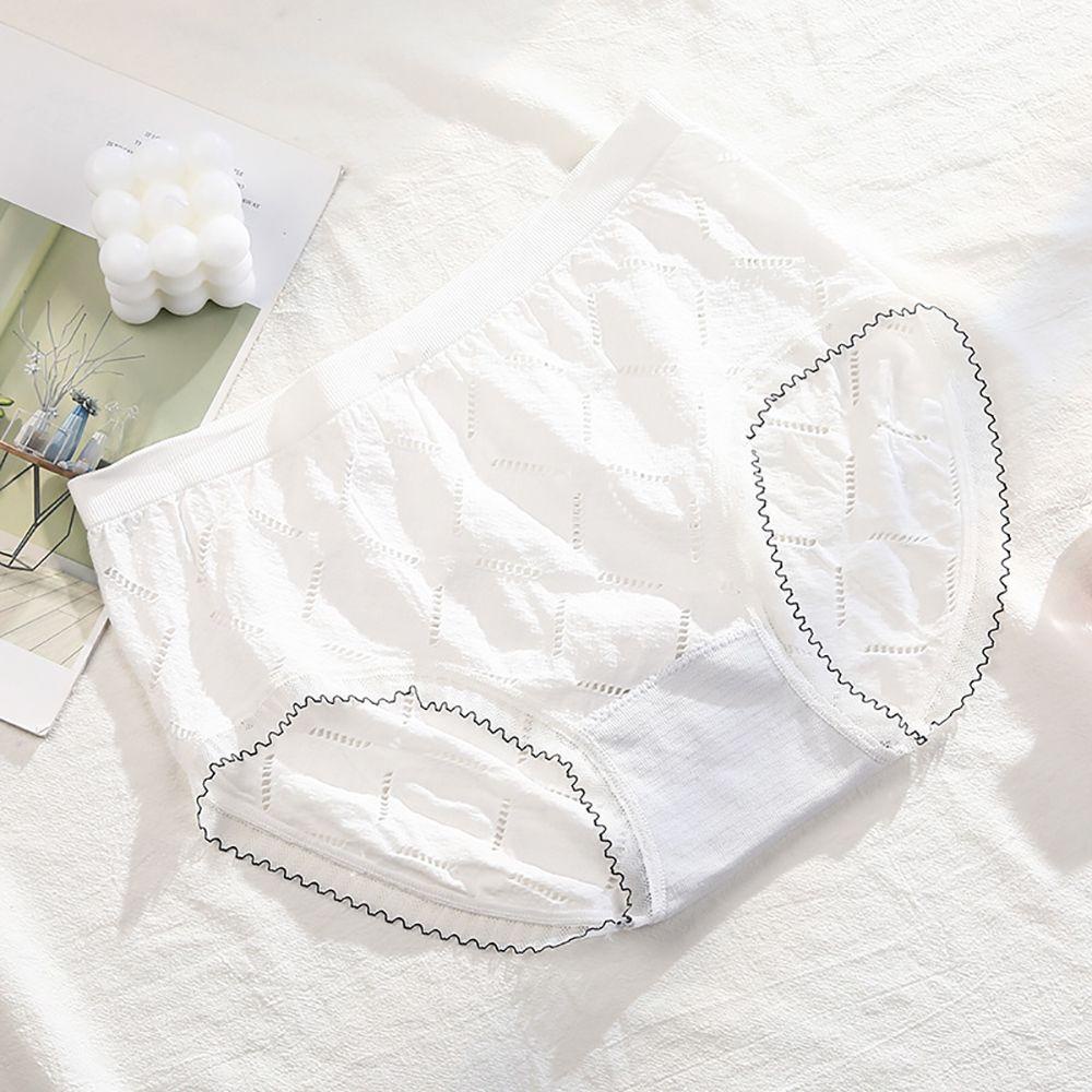 Quần Lót Co Giãn Thoáng Khí Họa Tiết Sọc Caro Gợi Cảm Cho Nữ