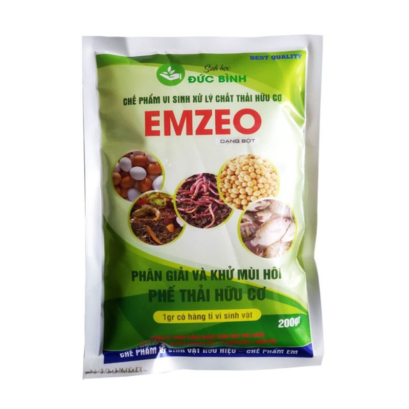 EMZEO - Chế phẩm vi sinh xử lý chất thải hữu cơ- Gói 200g