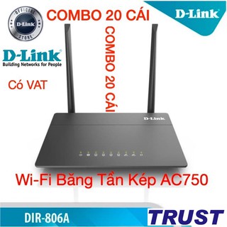 1 thùng=20 cái - d-link bộ phát wi-fi băng tần kép ac750 750mbps dir-806a - bảo hành 24 tháng