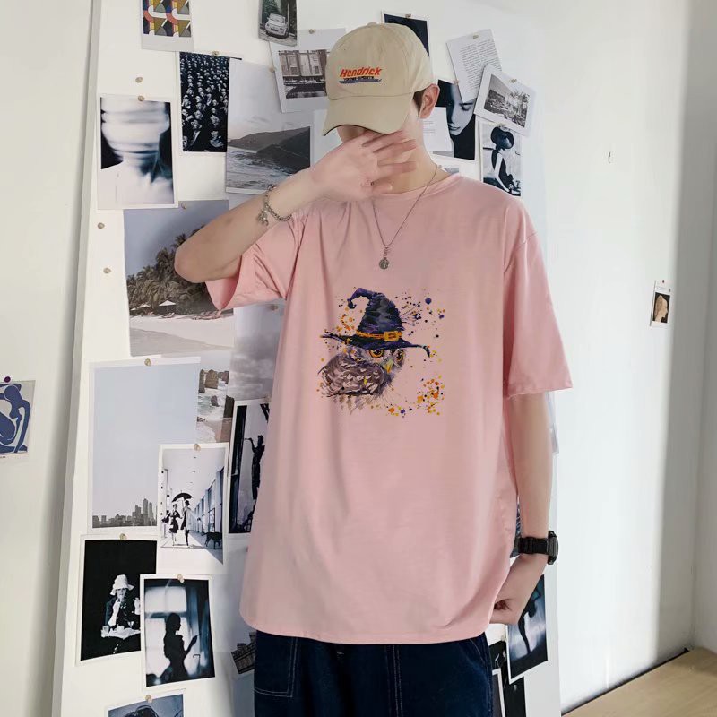 Áo Thun Tay Lỡ In Nhiệt Phù Thủy Cú form Unisex nam nữ phong cách Ulzzang ATIN33 - Áo Phông Unisex dễ mặc, năng động | BigBuy360 - bigbuy360.vn