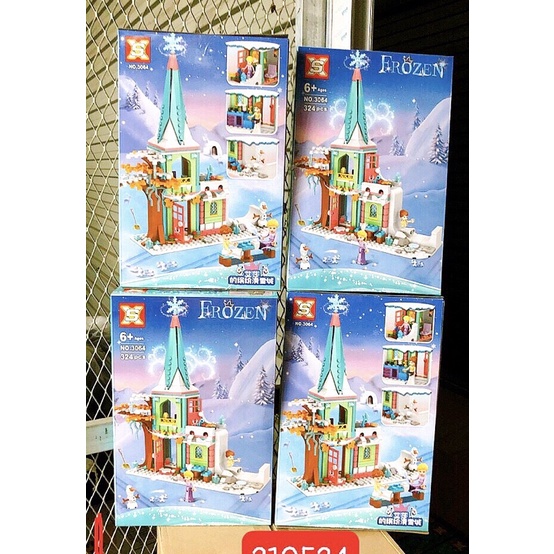 Đồ chơi lắp ghép bé gái lego friend lâu đài Elsa