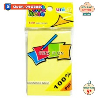 Giấy nhớ, giấy ghi chú, giấy Note vàng 3x2