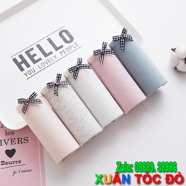 SỈ ZALO RẺ HƠN NHIỀU_ Quần Lót 5 Kiểu Cotton Xịn Mới Mẻ N039 (Vải Tốt, Đường May Đẹp)