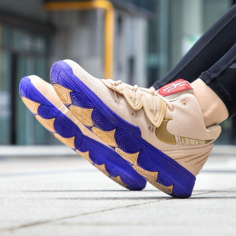 [Đỉnh Cao] Giày bóng rổ người lớn / trẻ em thiết kế cổ cao NBA Kyrie Irving 5 .2020 new :