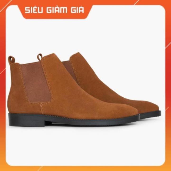 [ ĐỒNG GIÁ 299K ] Chelsea Boot Nam Da Lộn Cao Cấp, Đế 3 Phân [Sale]