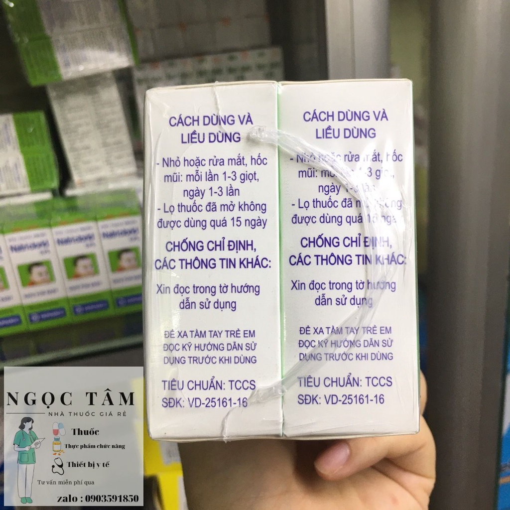 Lốc 10 lọ Natri clorid 0,9% Hà Nội 10ml