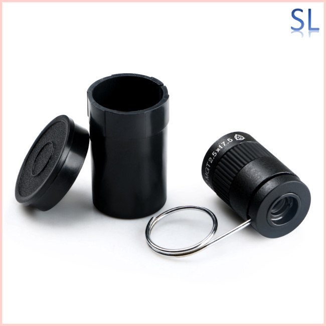 Mini Monocular Telescope 2.5x17.5 HD Optical Ultra Miniature Finger Buckle Monocular Handheld