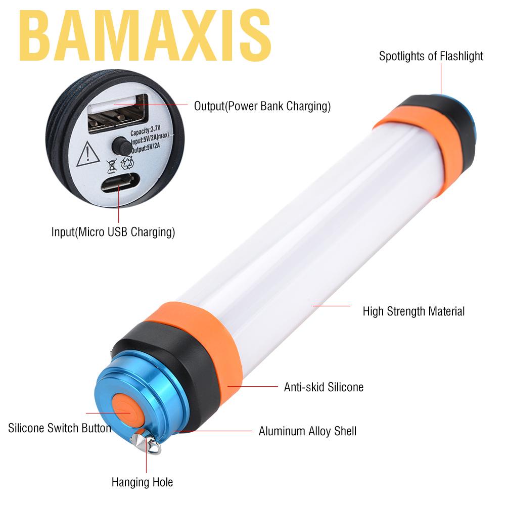 Multi functional Camping Lantern LED Flashlight Lamp Light Emergency Phone Charger