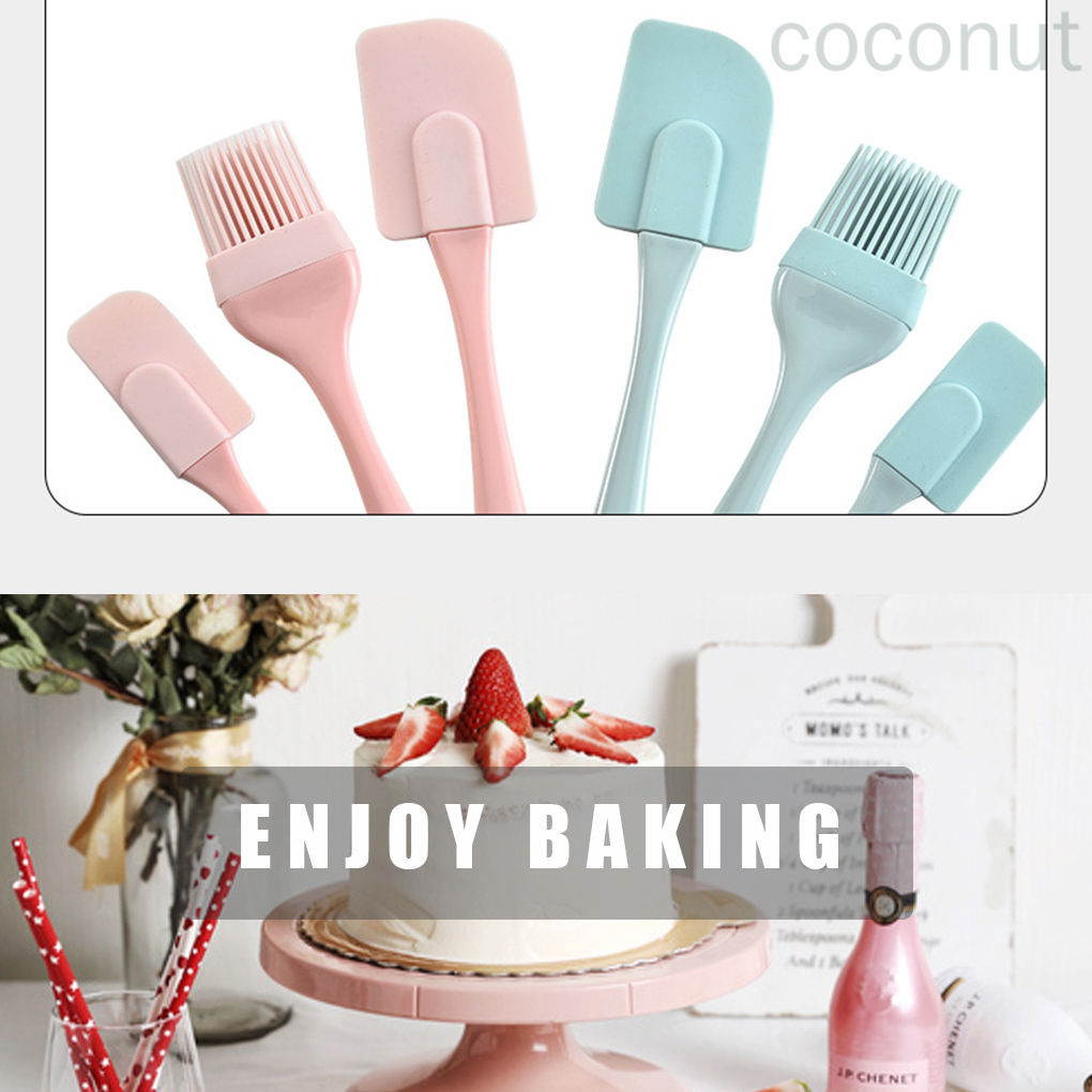 Set 3 Cọ Silicon Phết Dầu Làm Bánh Tiện Dụng