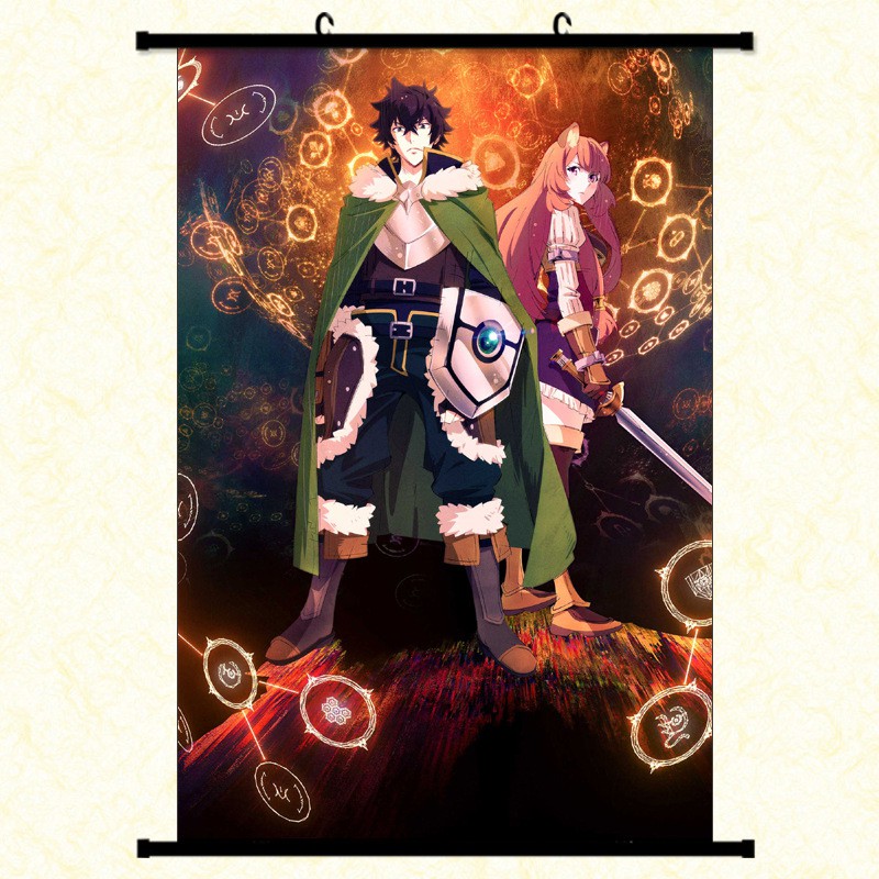 Poster vải anime Naofumi 30x45 - Tate no Yuusha no Nariagari tranh vải