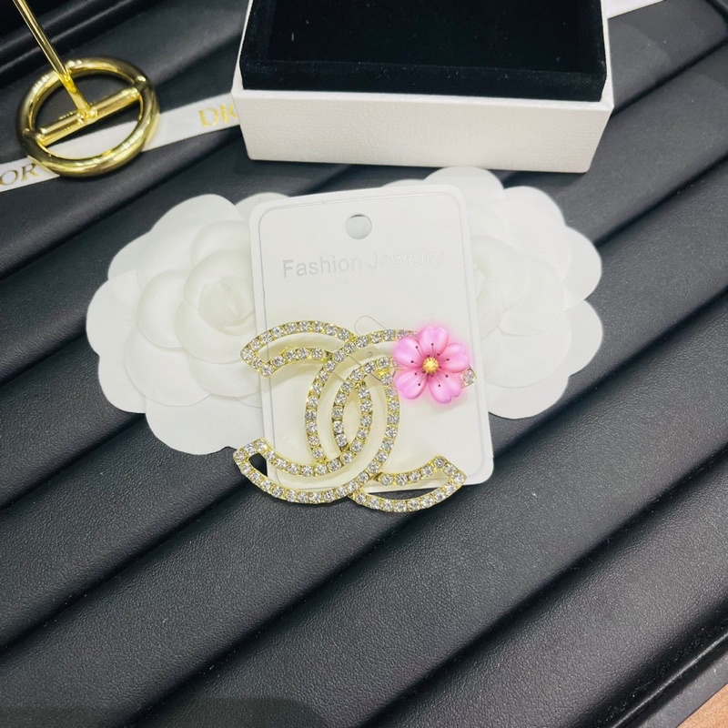 Cài áo váy đầm áo vest tag cài áo nam nữ dior yls nơ hoa mai đính đá phụ kiện trang sức Hari korea accessories