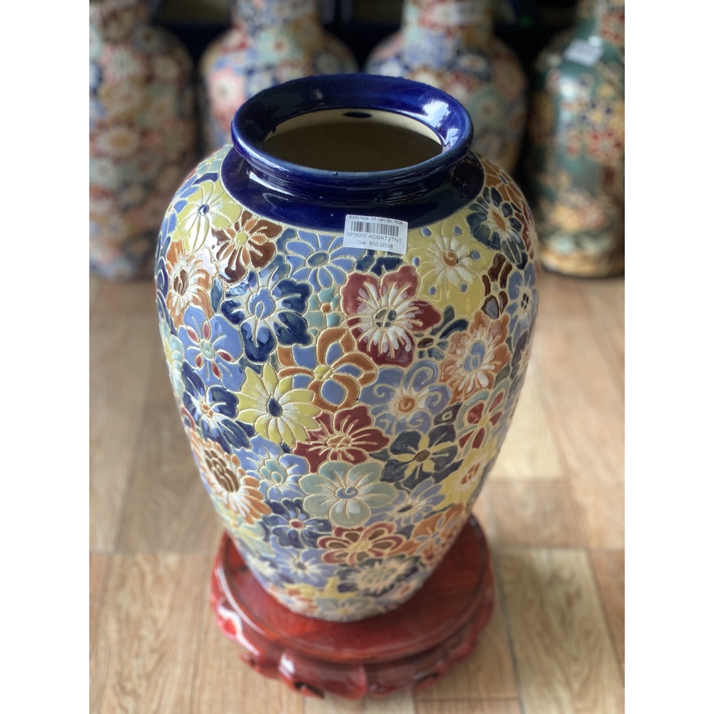 Bình Hoa Gốm Sứ Vạn Lộc Hoa