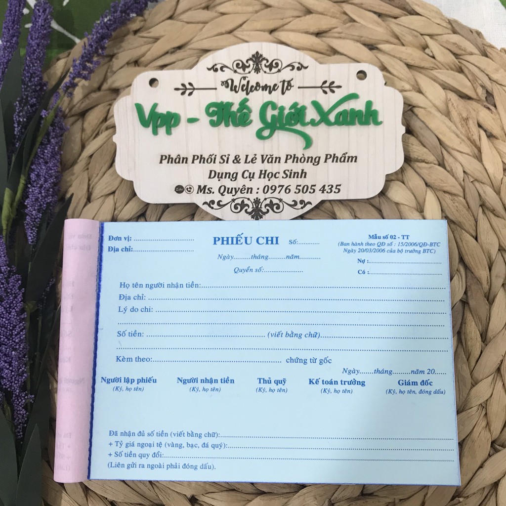 PHIẾU CHI 3 LIÊN